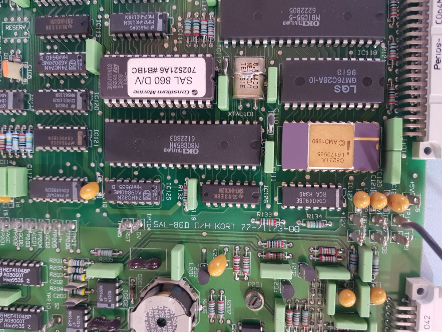 Consilium Sal 860 D/V Pcb Card Digital Control Board Circuit Sal-86D 77-71173-00