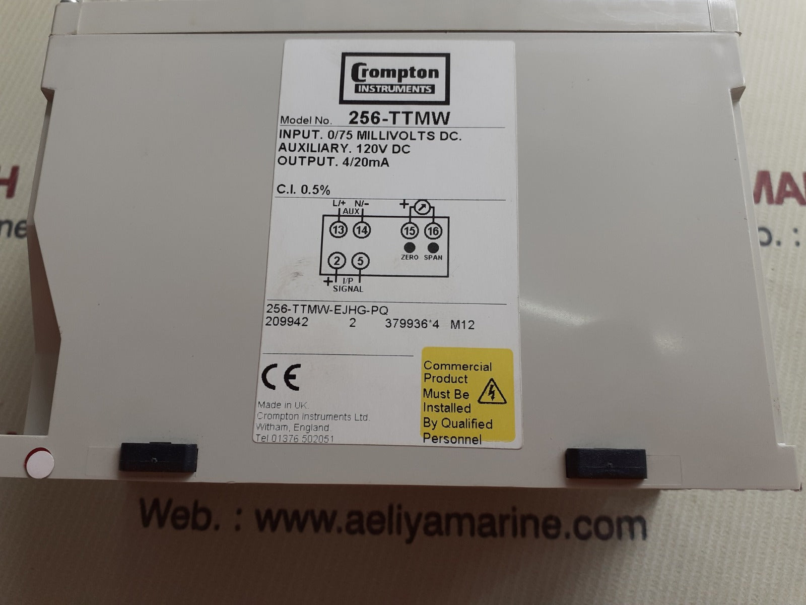 Crompton 256-ttmw transducer 256-ttmw-ejhg-pq