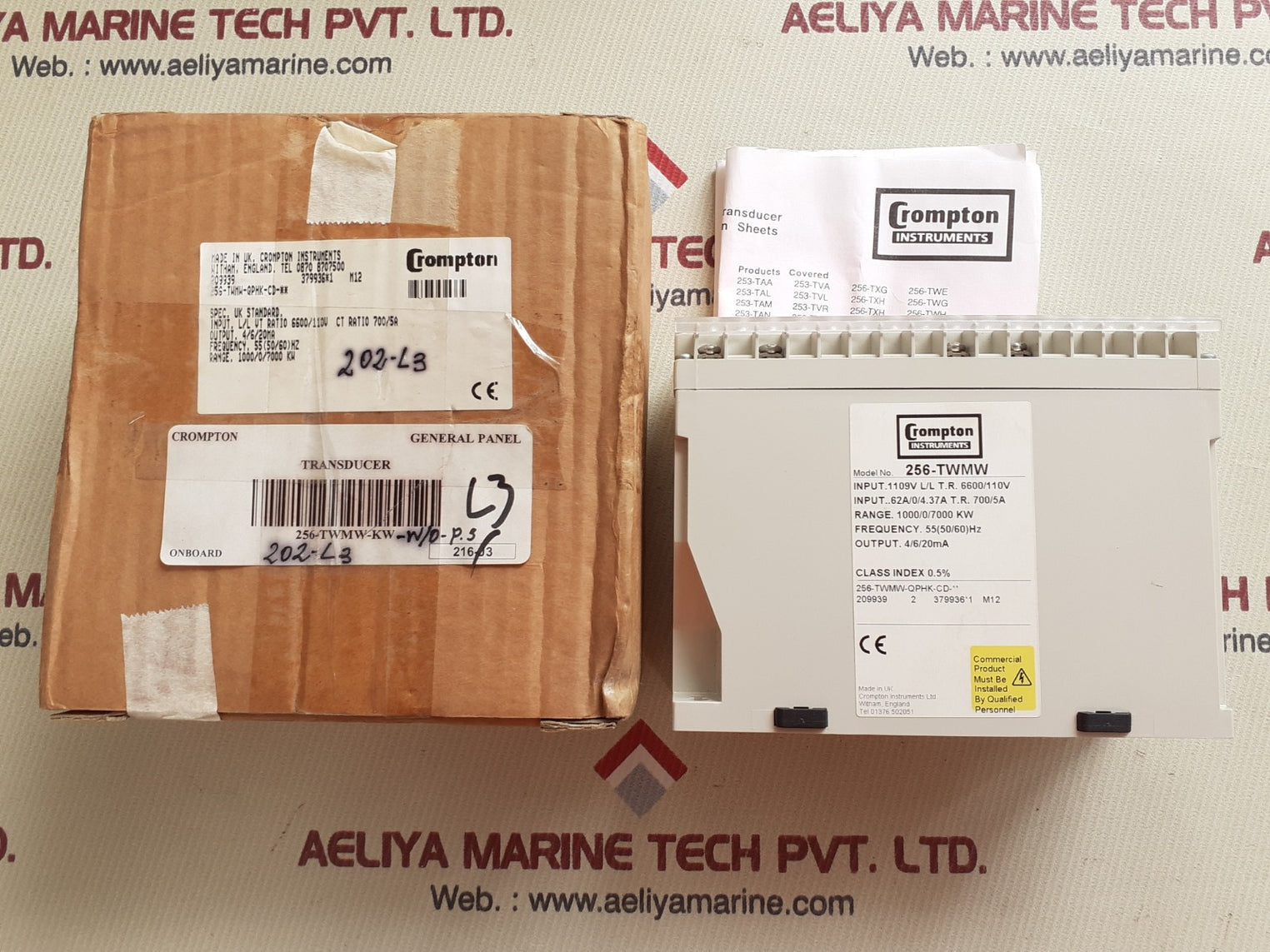 Crompton 256-twmw transducer