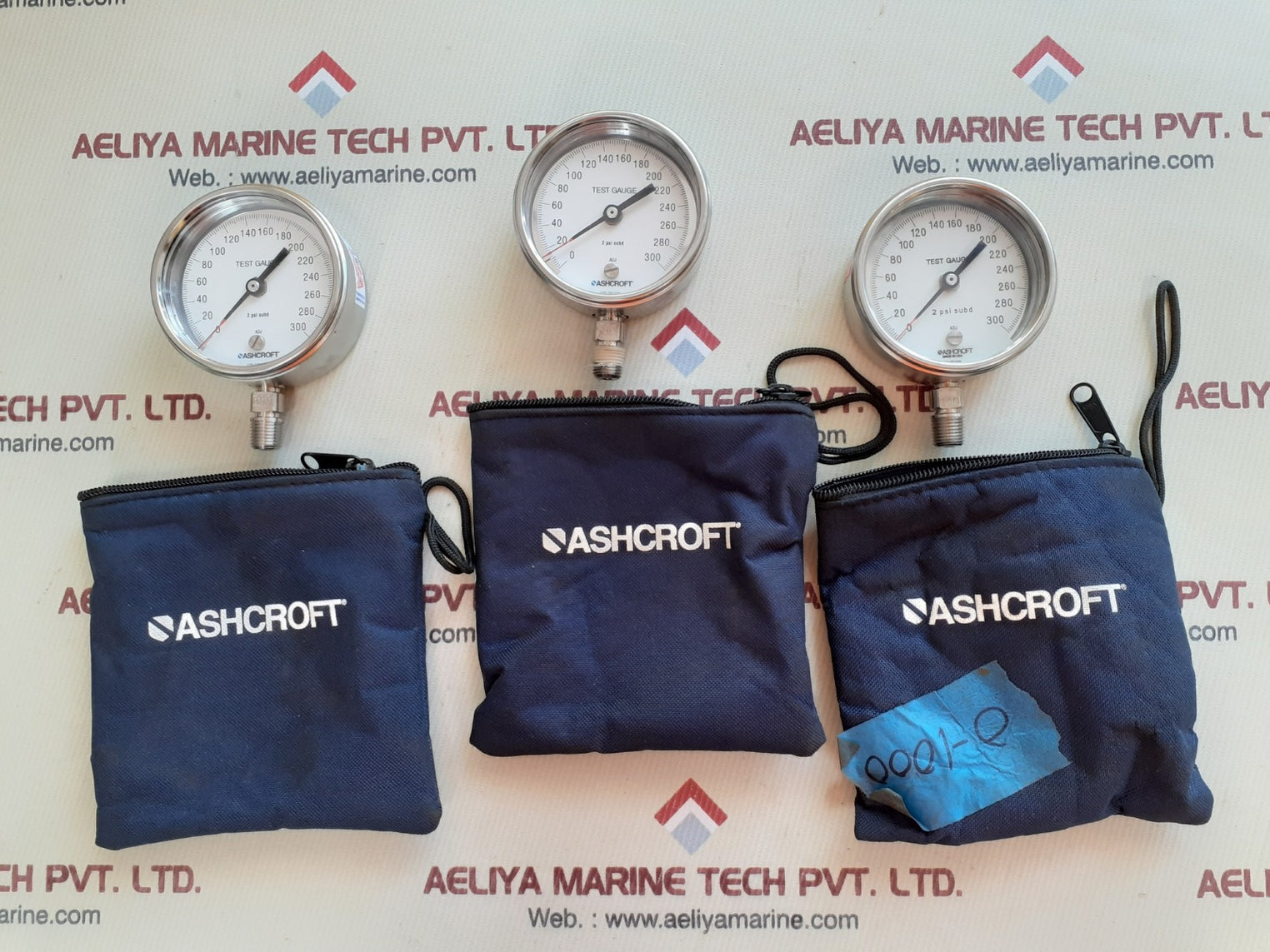 Ashcroft 2 psi subd test gauge