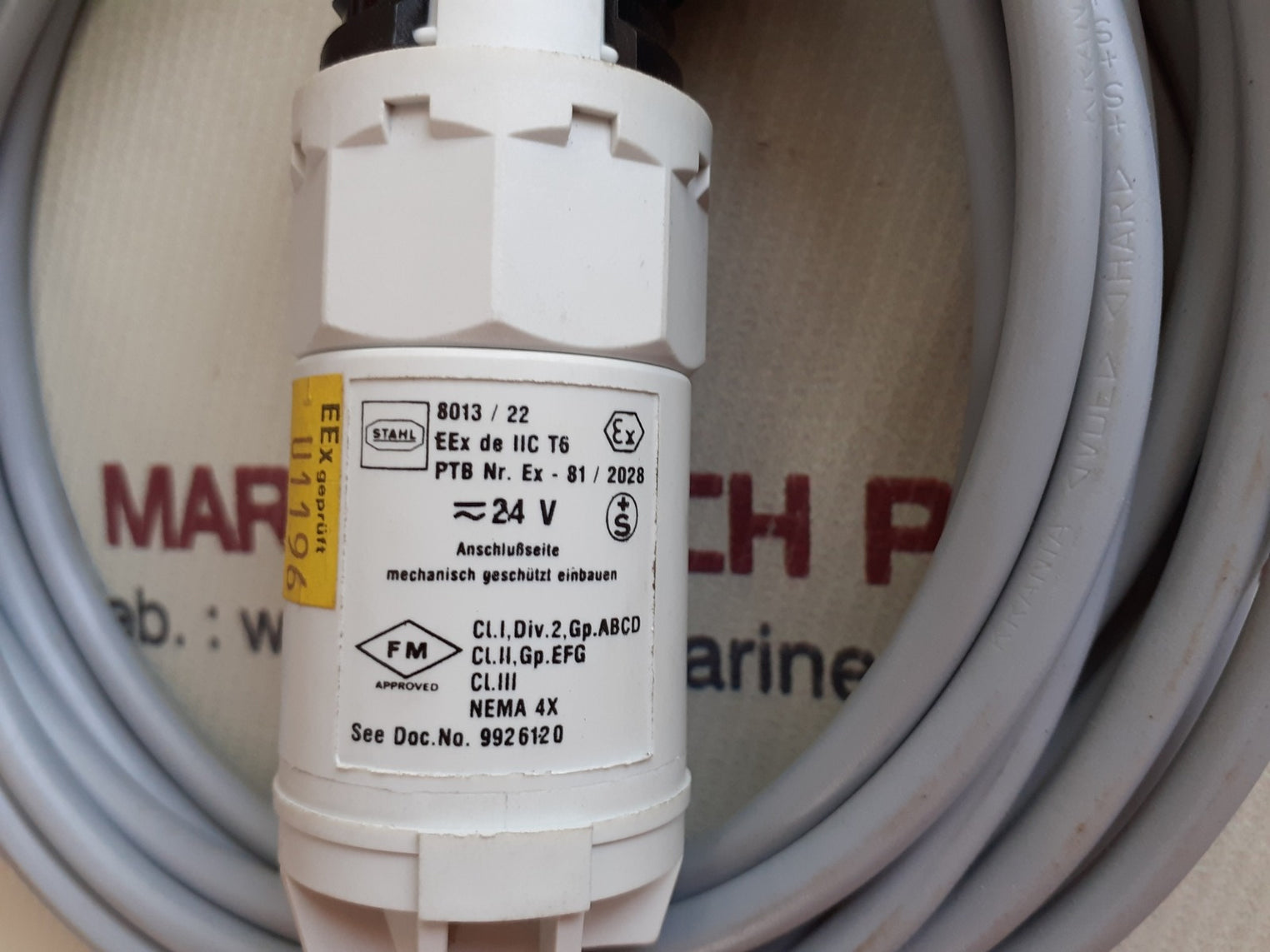 Stahl 8013/22 red lamp indicator