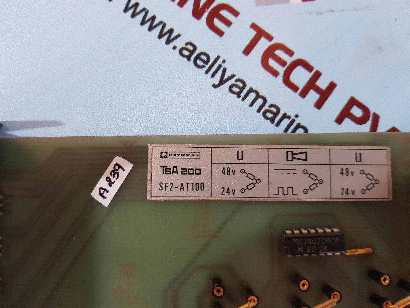 Telemecanique tsa 200 sf2-at100 pcb card