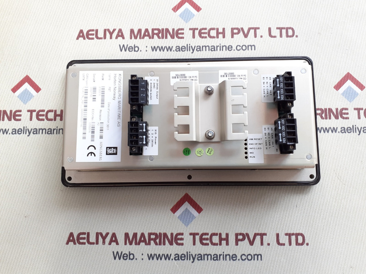 Kongsberg pbt 8100318 engine control & alarm system