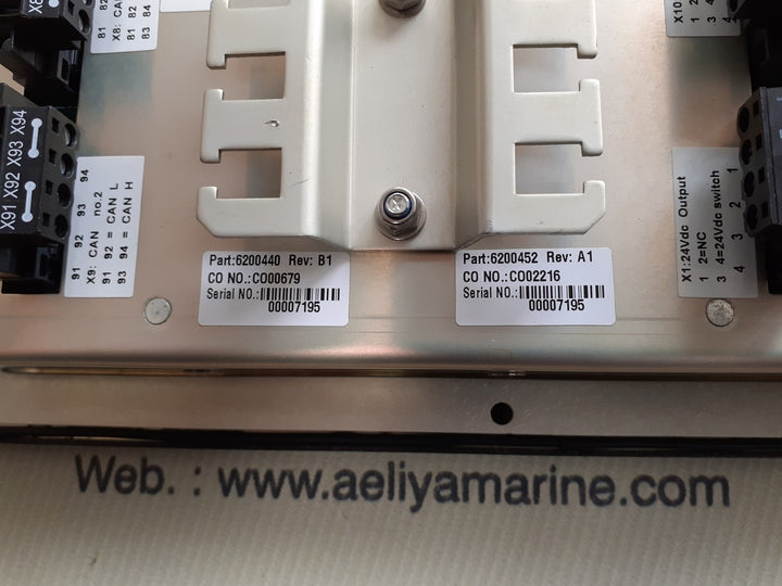 Kongsberg pbt 8100318 engine control & alarm system