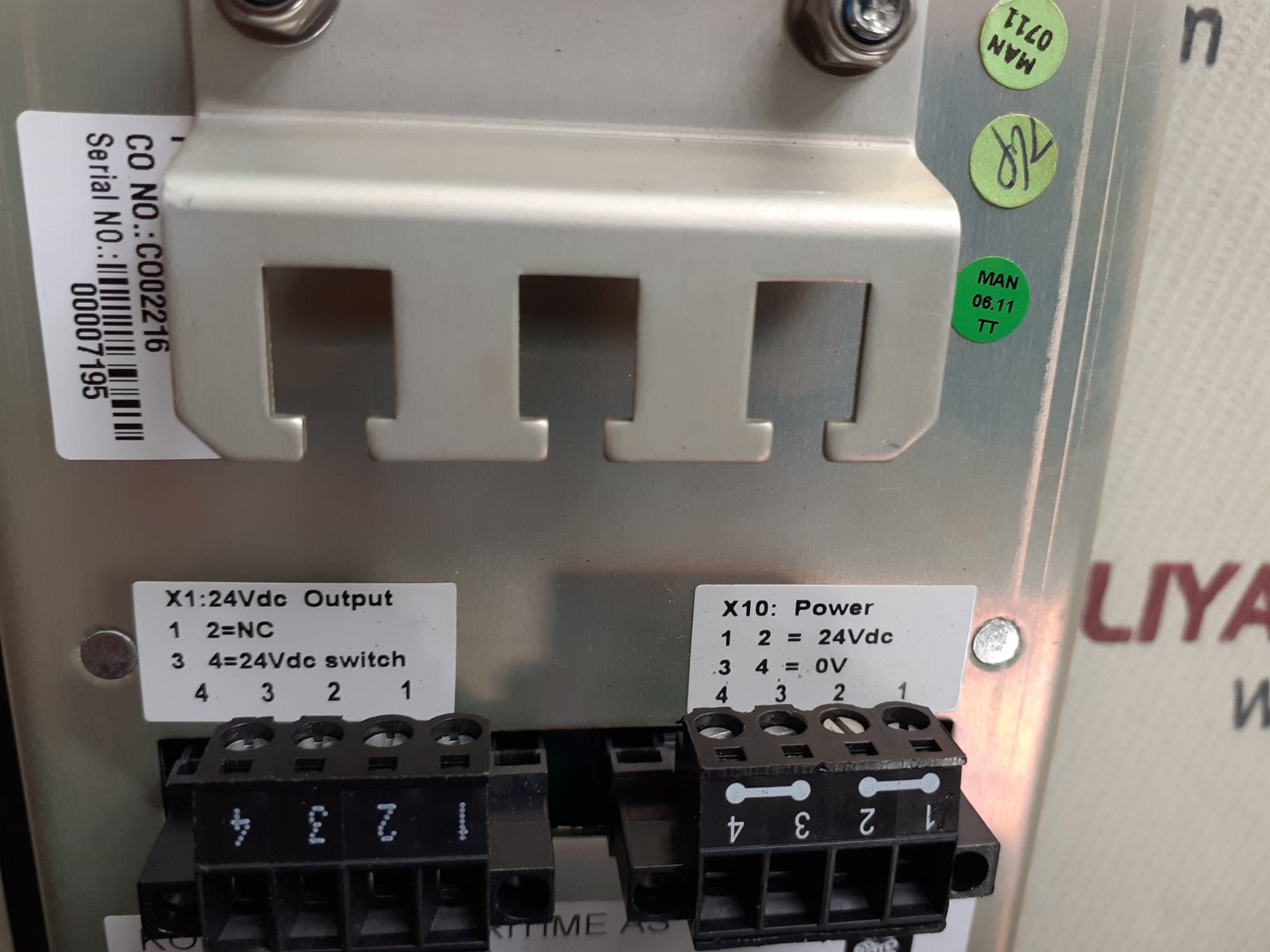 Kongsberg pbt 8100318 engine control & alarm system
