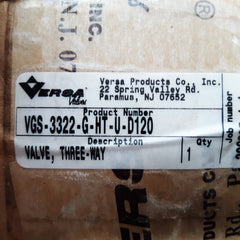 Versa vgs-3322-g-ht-u-d120 valve solenoid valve