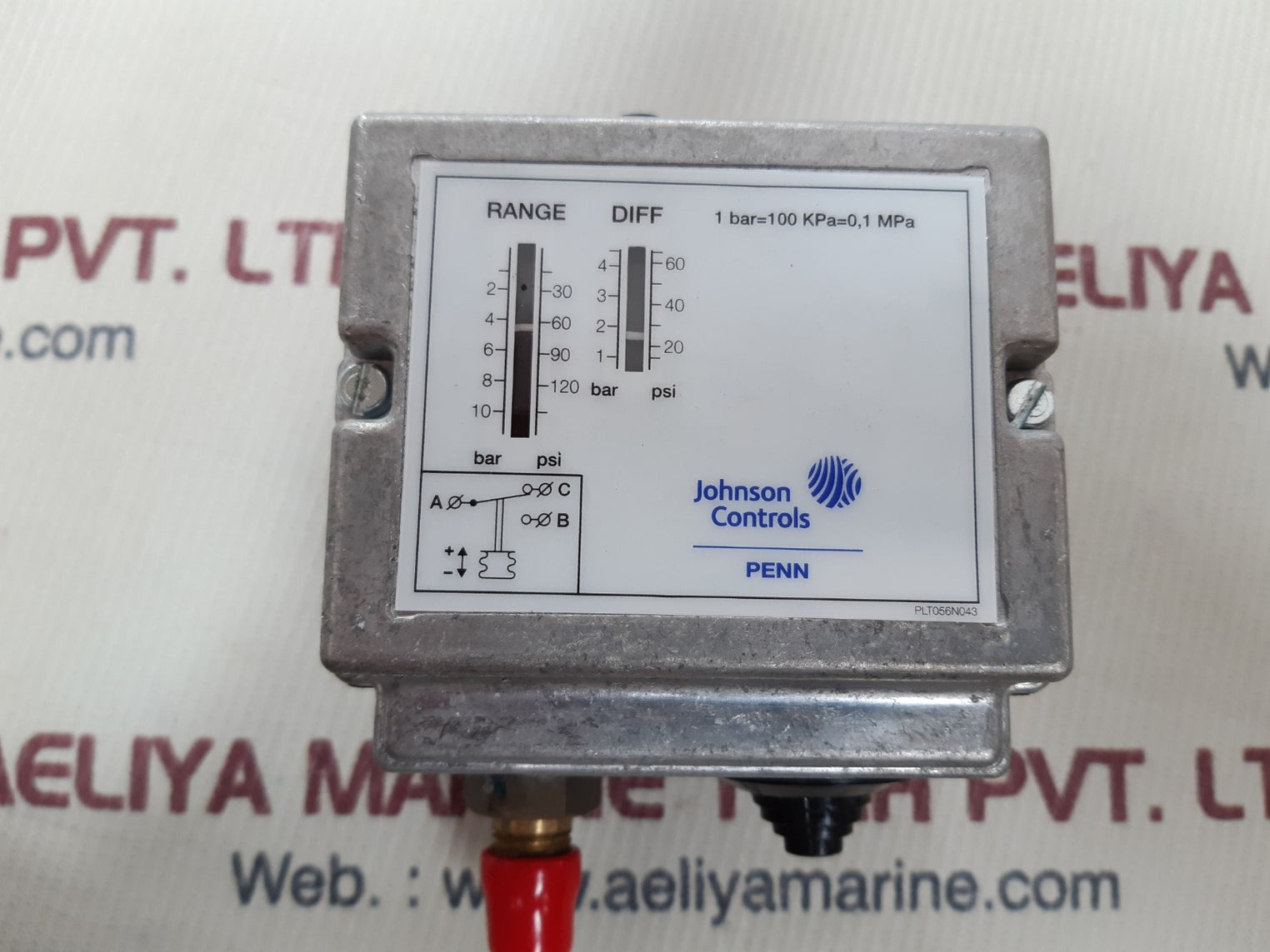 Johnson controls p77aaa-9301 pressure switch