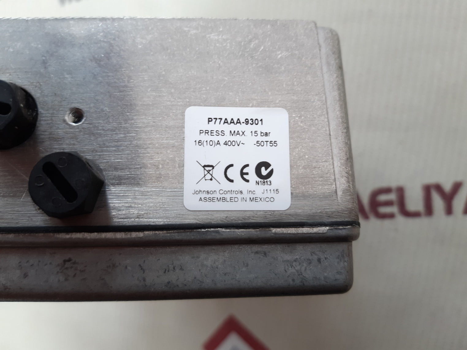 Johnson controls p77aaa-9301 pressure switch