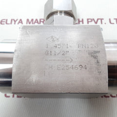 1.4571 pn120 g11/2" needle shut-off valve