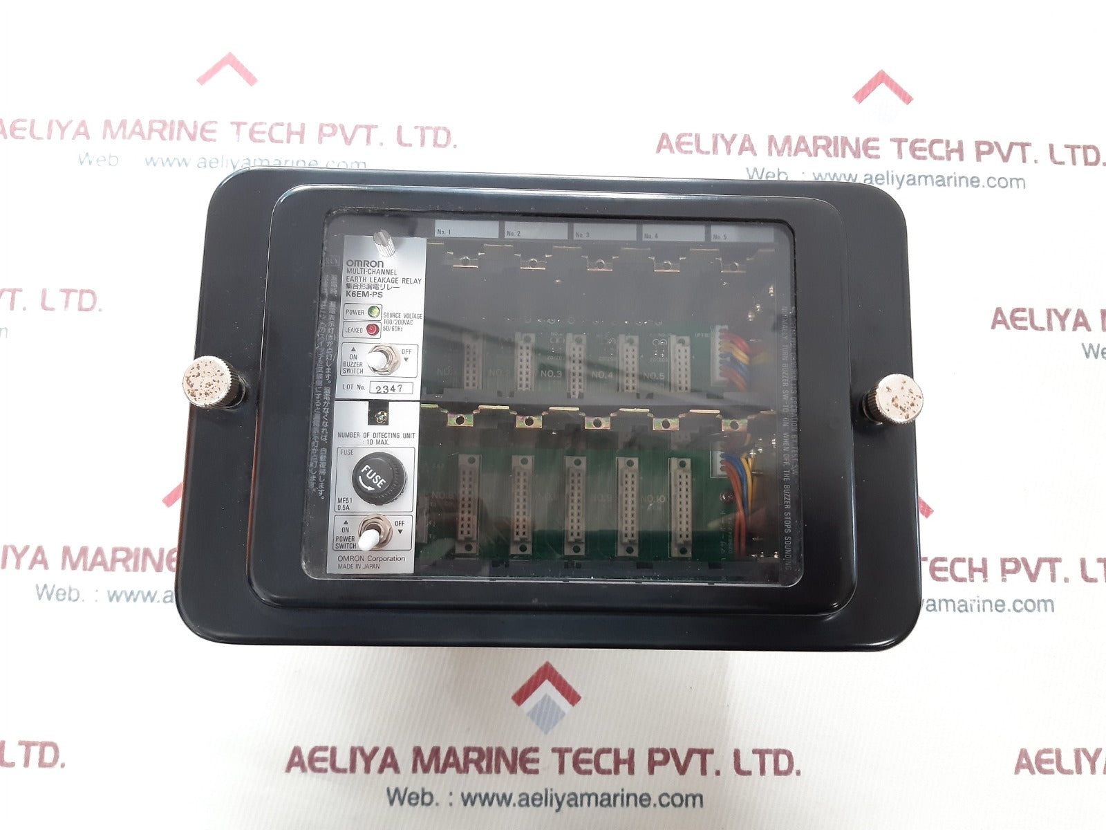Omron k6em-ps multi-channel earth leakage relay
