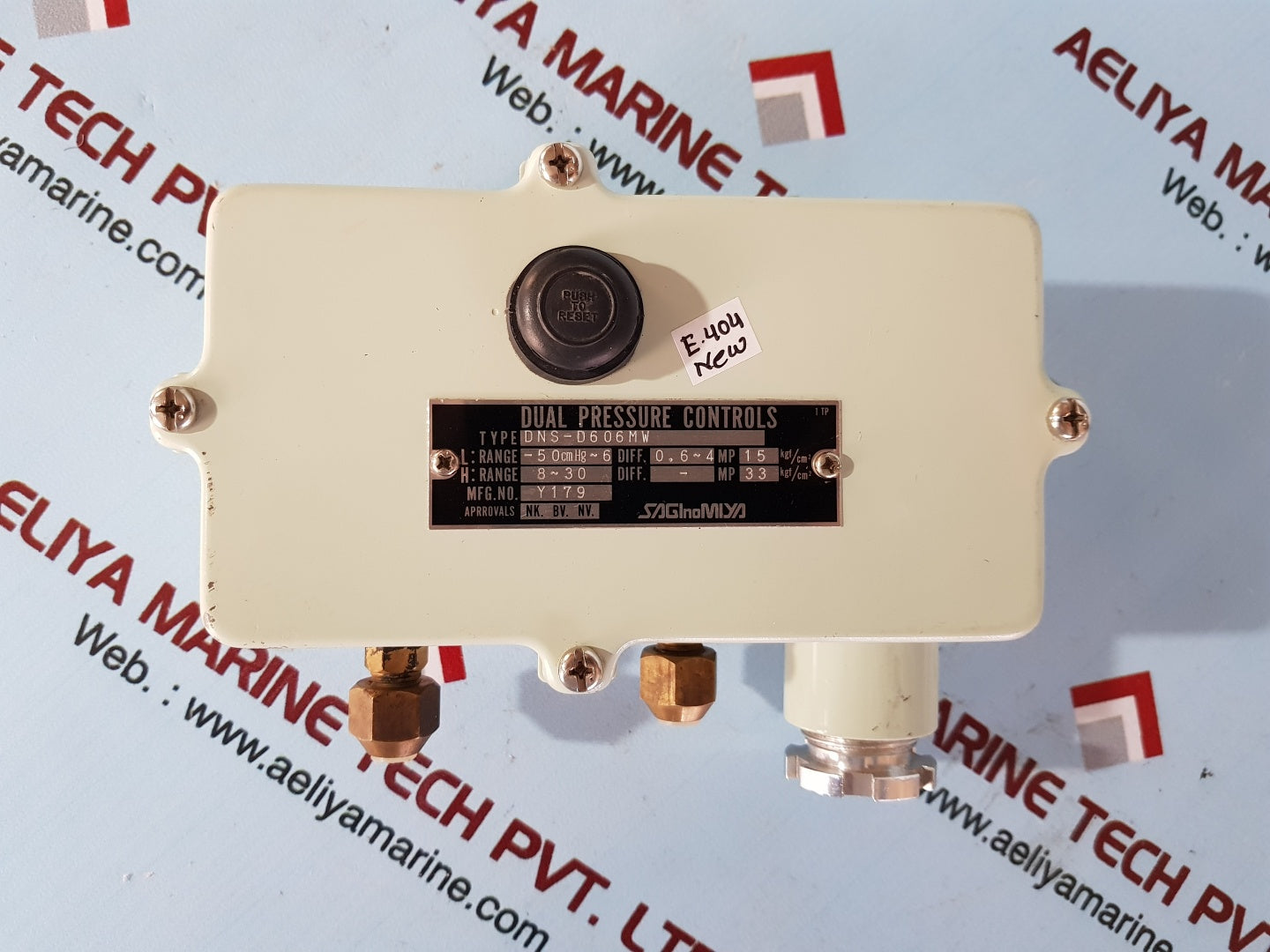 Saginomiya dns-d606m w dual pressure controls