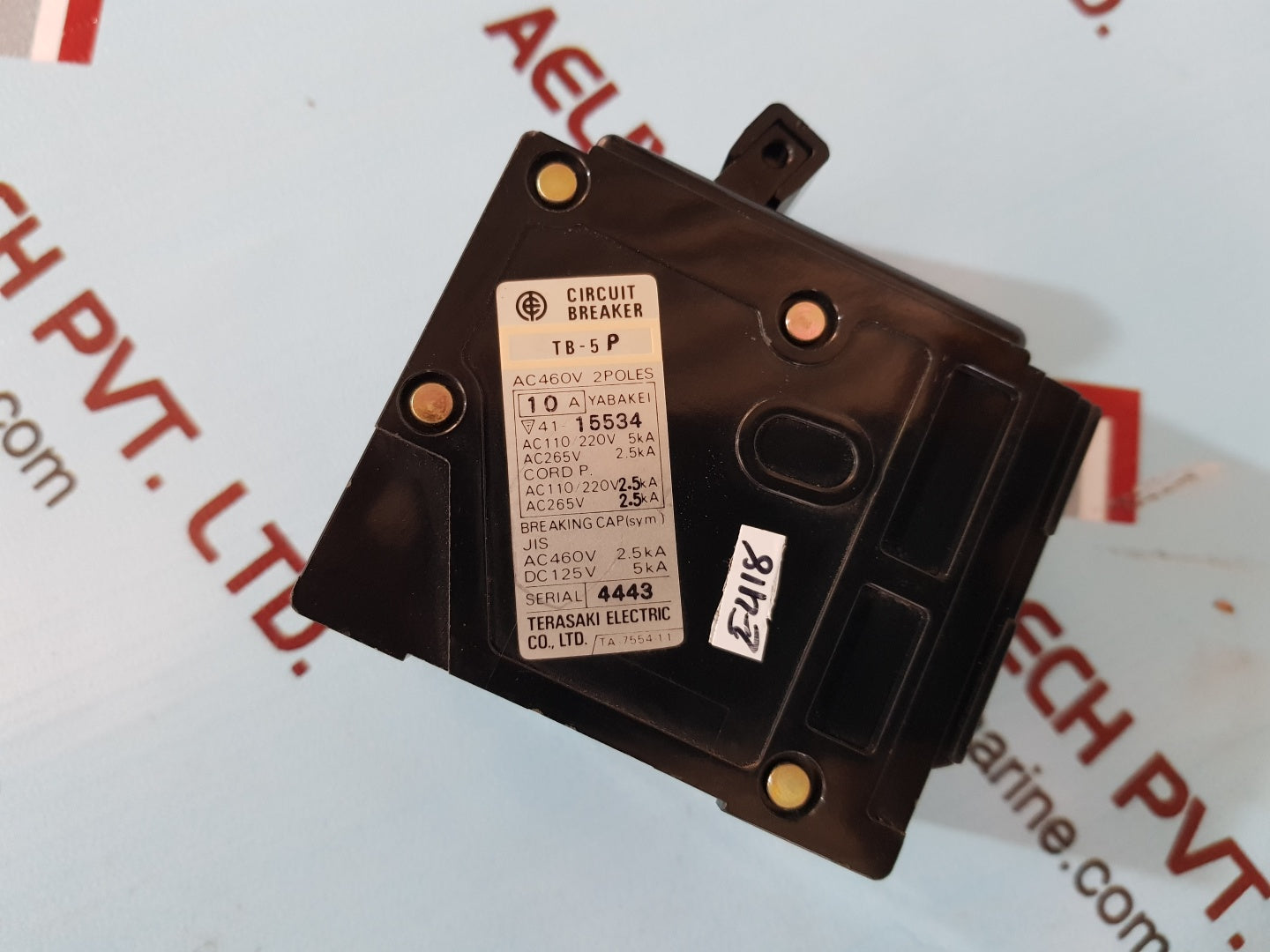 Terasaki tb-5p 2pole circuit breaker