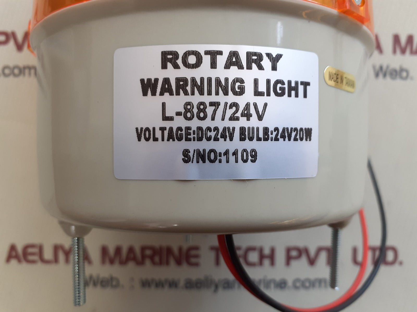 Wellsafe l-887 rotary warning light