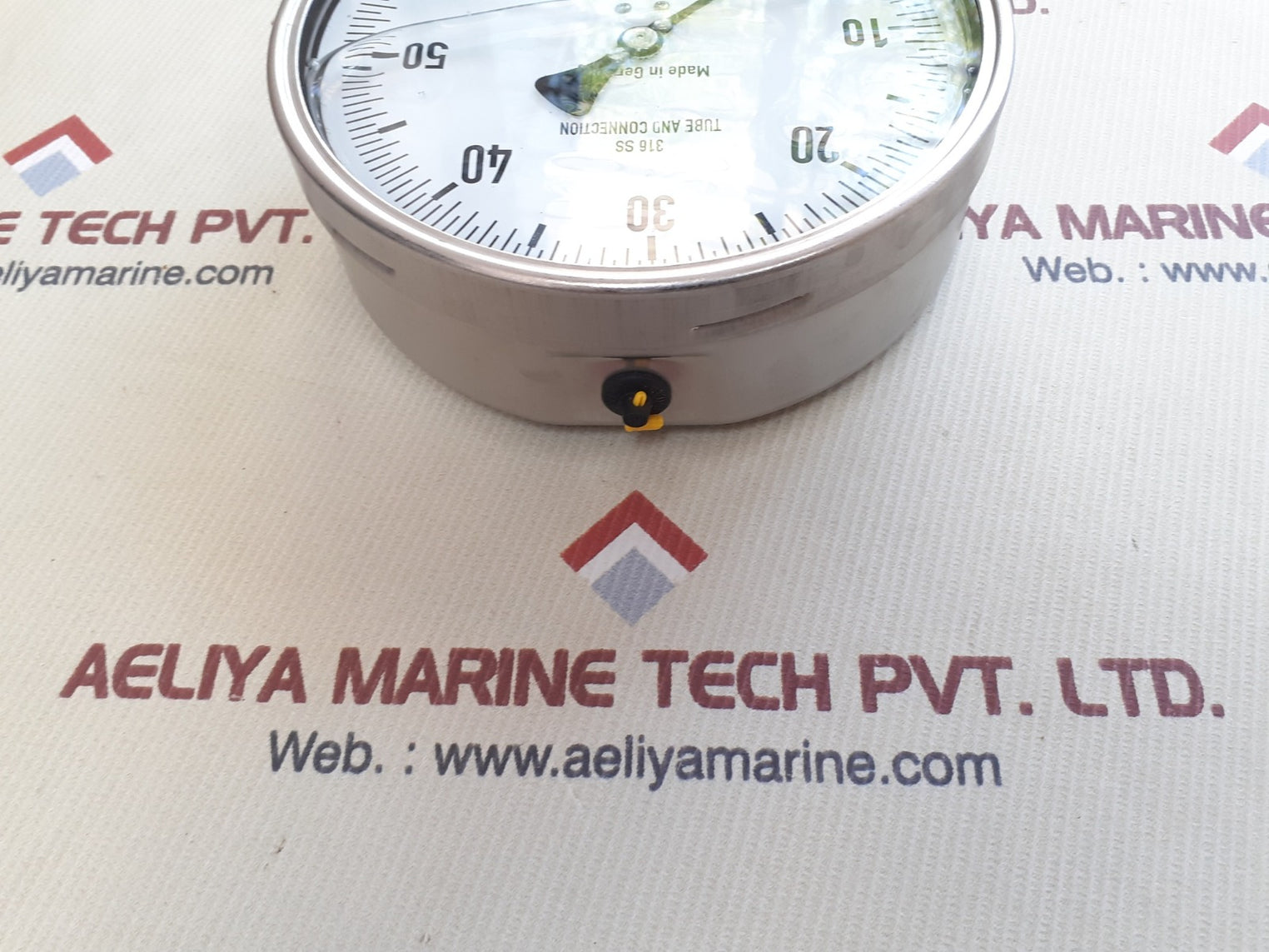 Wika 316 ss tube and connection 0-60 psi