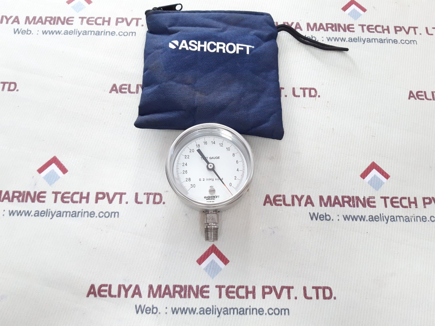 Ashcroft 0.2 inhg subd test gauge