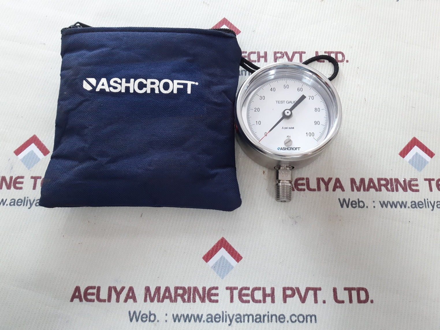 Ashcroft .5 psi subd test gauge