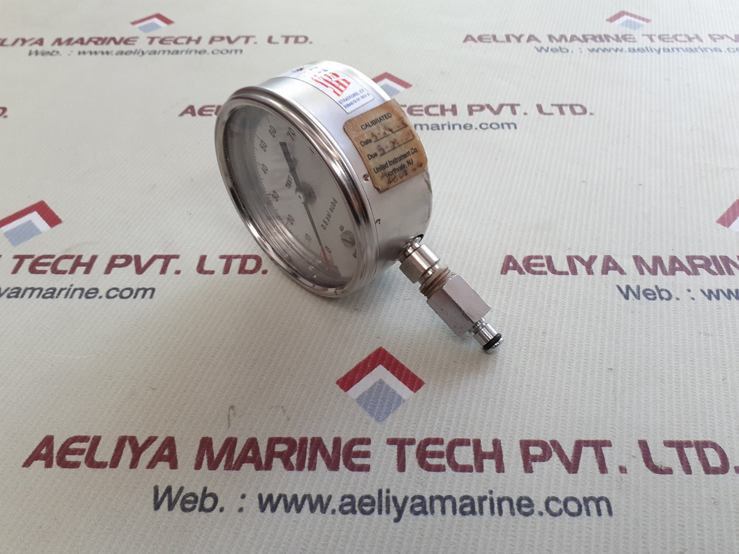 Ashcroft 0.5 psi subd test gauge