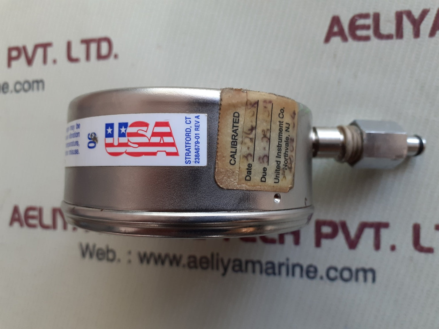 Ashcroft 0.5 psi subd test gauge