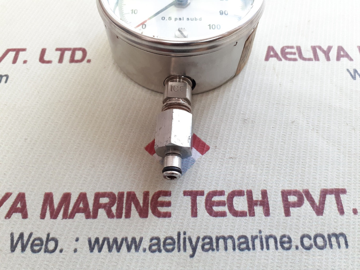 Ashcroft 0.5 psi subd test gauge