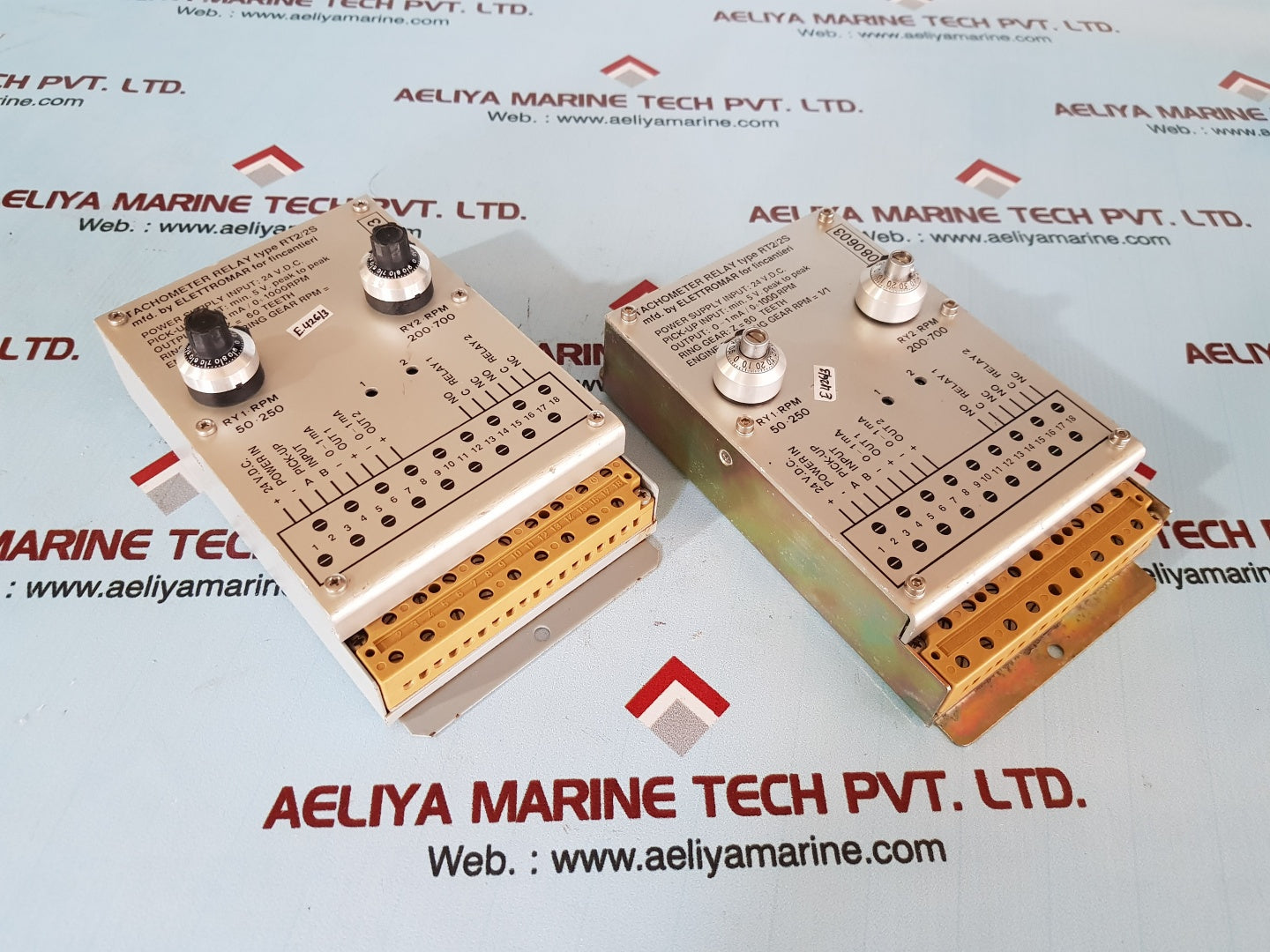 Elettromar Rt2/2S Tachometer Relay 0-1Ma/0/1000Rpm