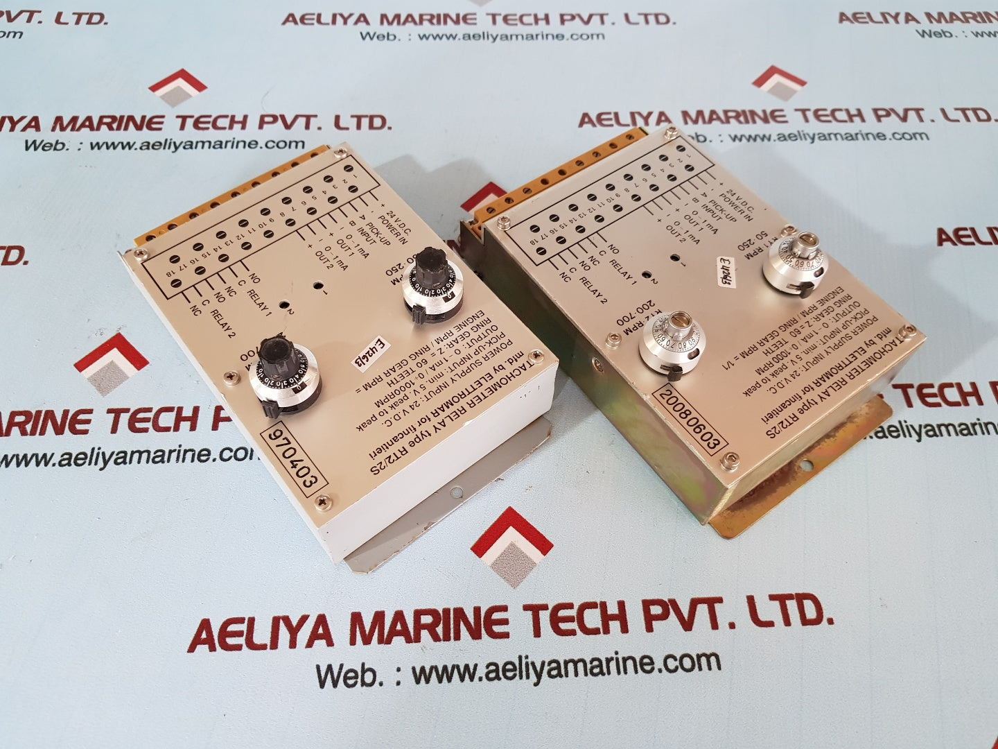 Elettromar Rt2/2S Tachometer Relay 0-1Ma/0/1000Rpm