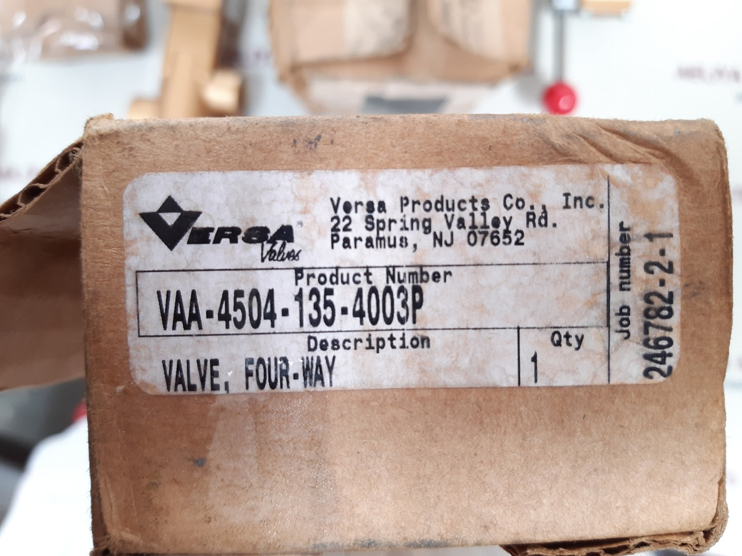 Versa vaa-4504-135-4003p four-way valve