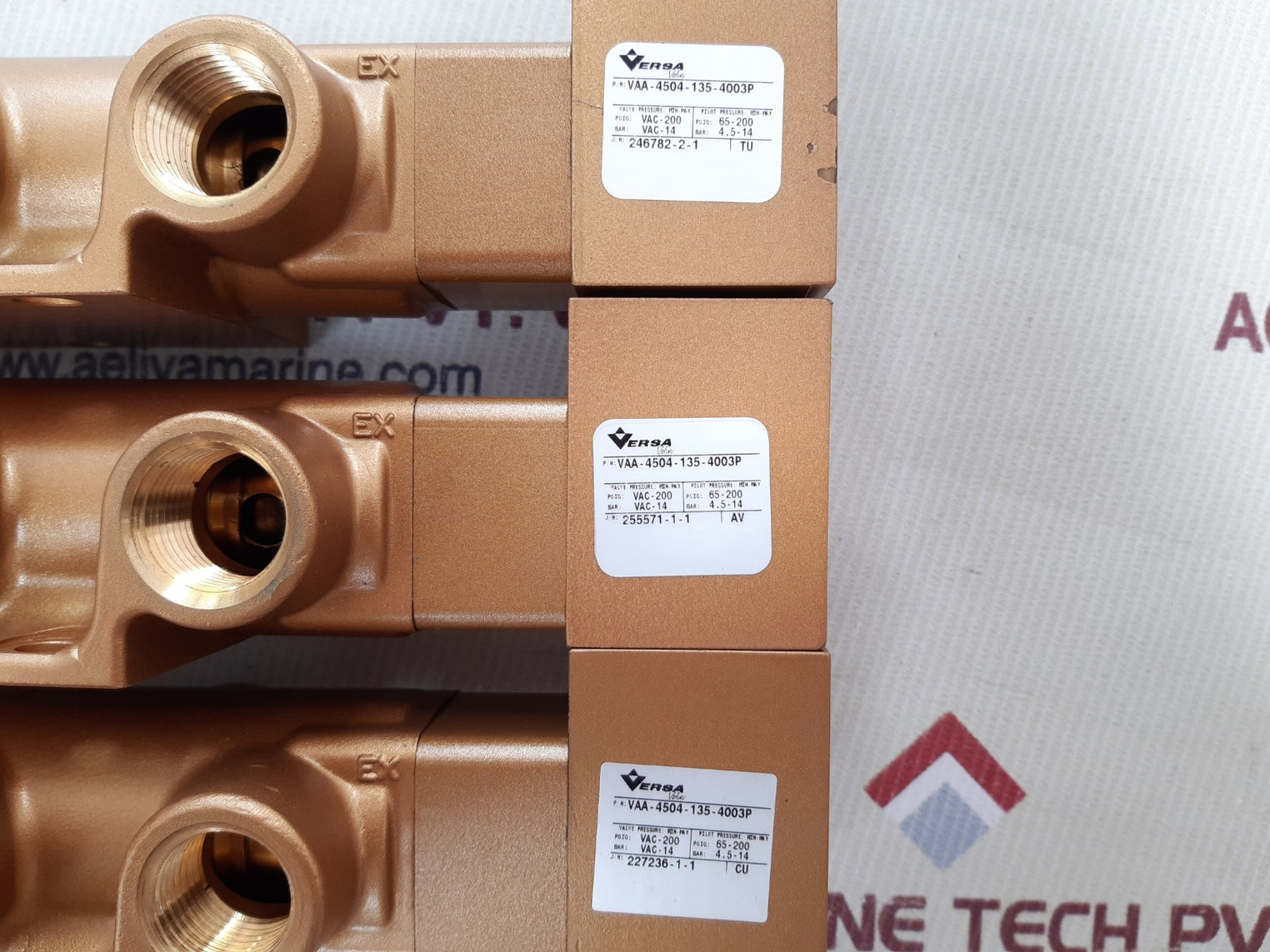 Versa vaa-4504-135-4003p four-way valve