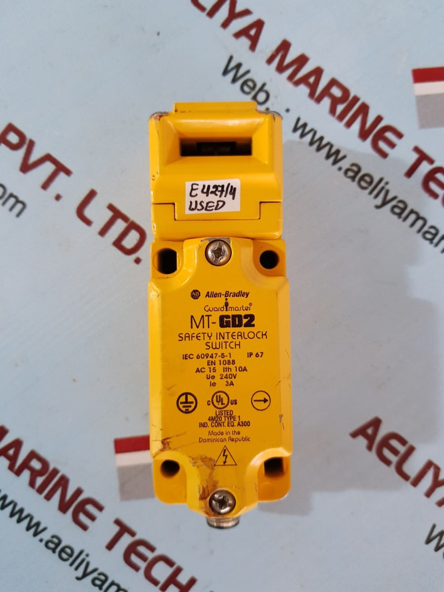 Allen-bradley guard master mt-gd2 safety interlock switch