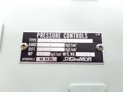 Saginomiya yns-c106wgq pressure switch