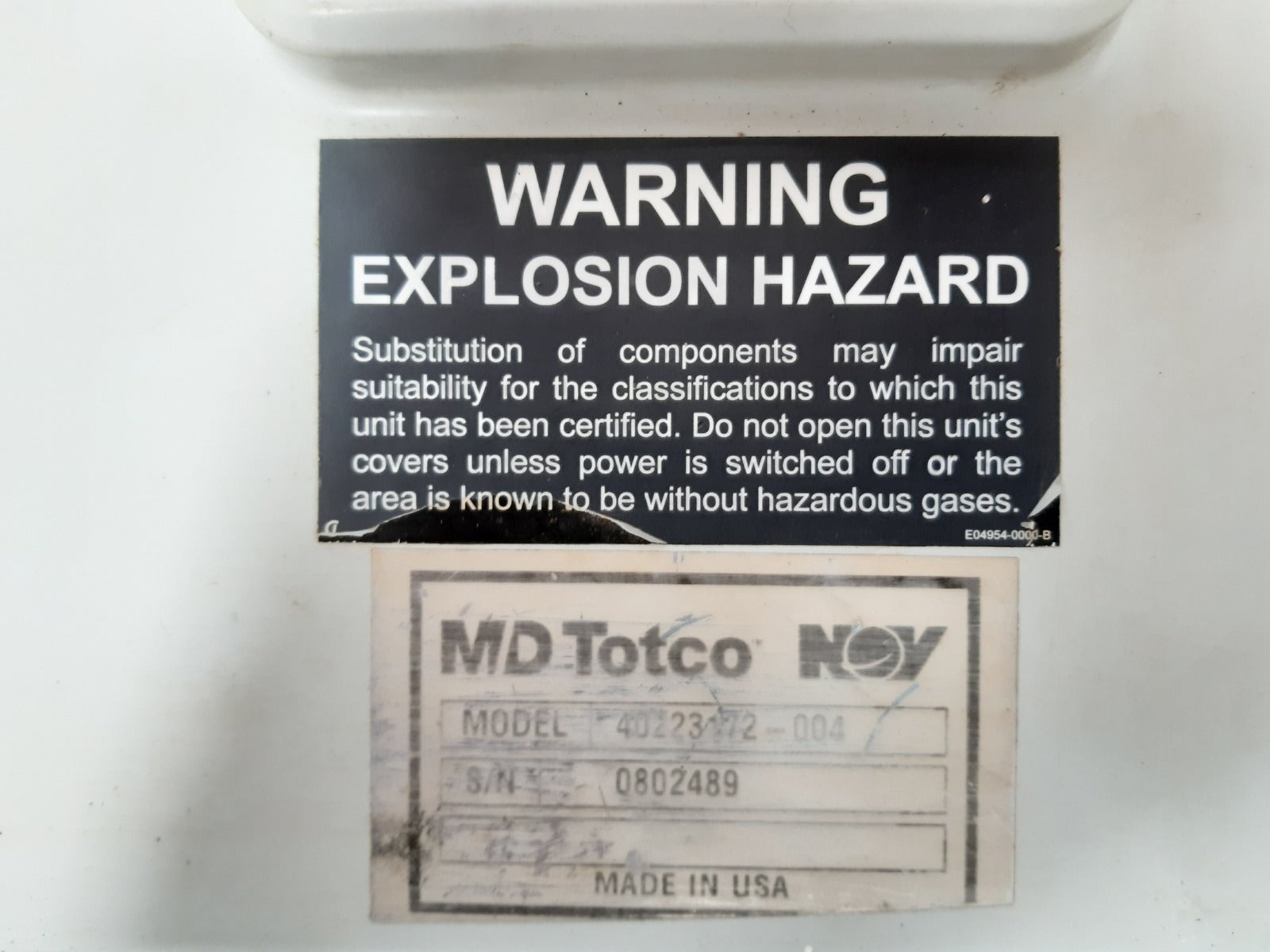 Nov md totco ftw-15-ex-20030924-l1b(c1d2) display 40223172-004