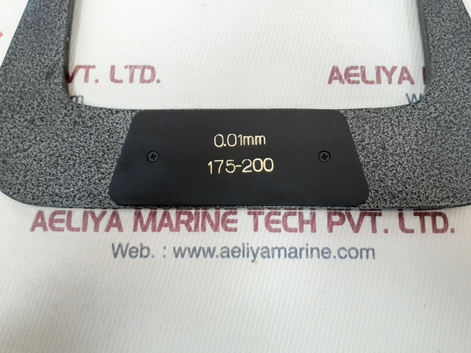 0.01 mm 175-200 mm external micrometer