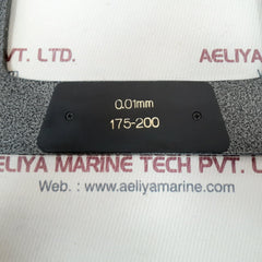 0.01 mm 175-200 mm external micrometer