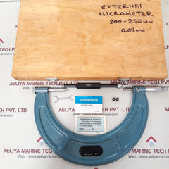 0.01 mm 200-250 mm external micrometer with 225 mm out side 