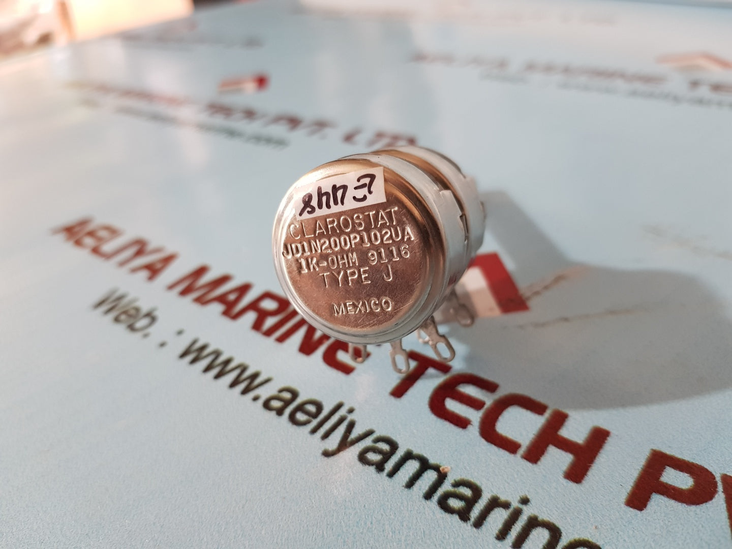 Clarostat jd1n200p102ua potentiometer type j