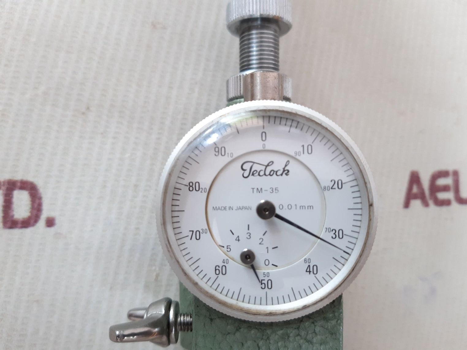 Teclock tm-35 crank deflection gauge