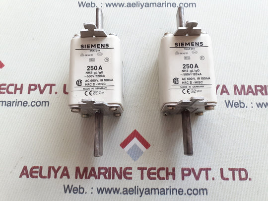 Siemens 3na3 244 nh2-gl/gg fuse link 
