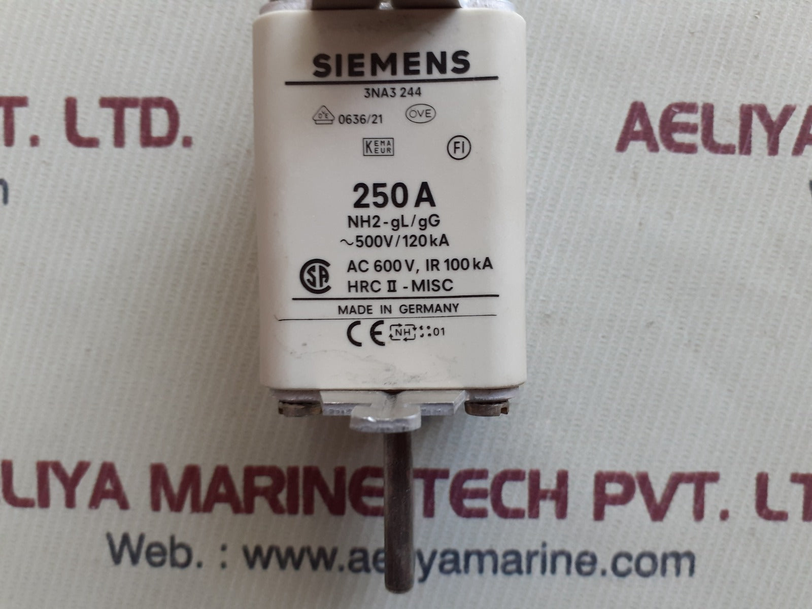 Siemens 3na3 244 nh2-gl/gg fuse link 
