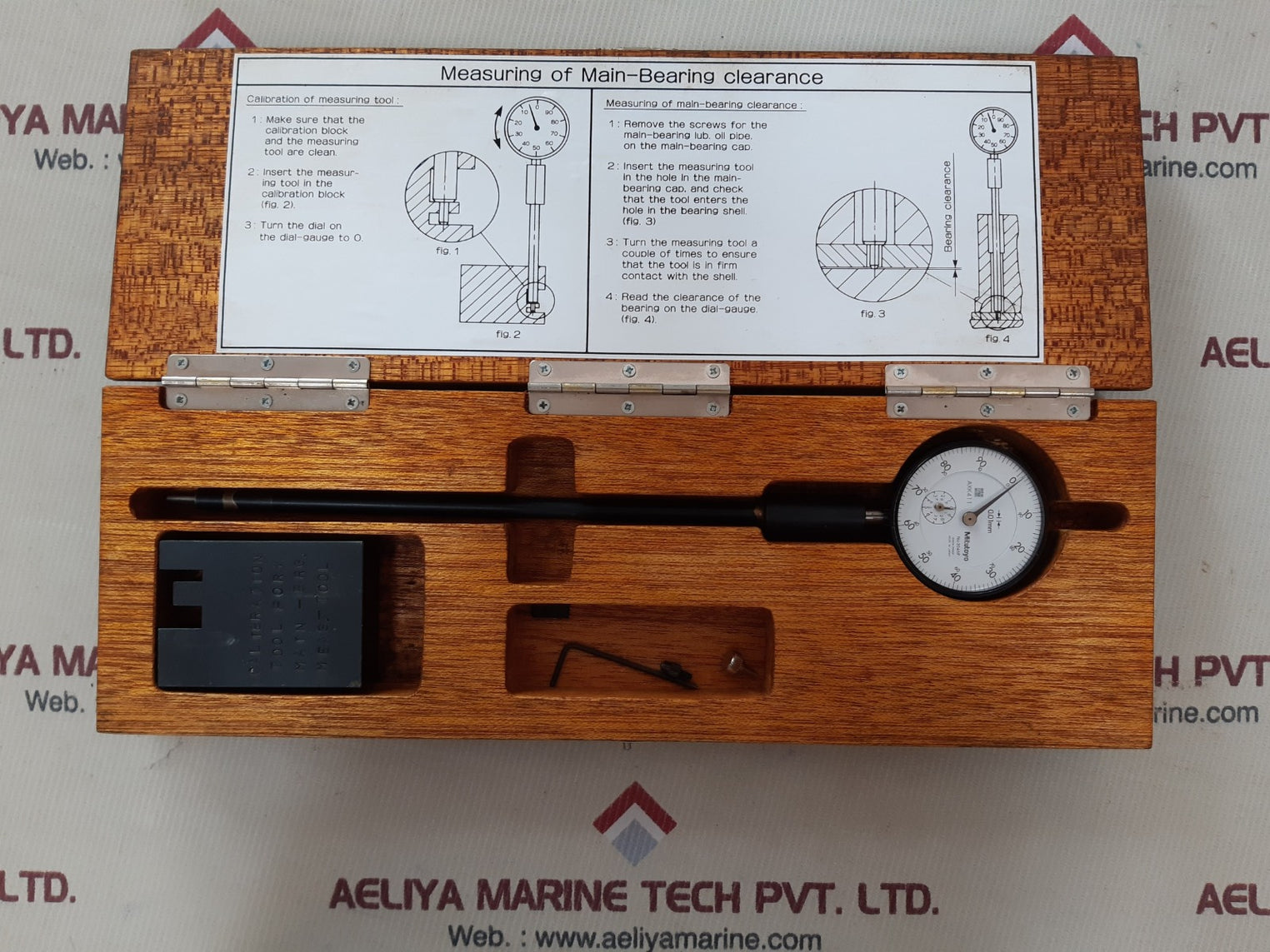 Mitutoyo 2046f dial indicator 0.01mm