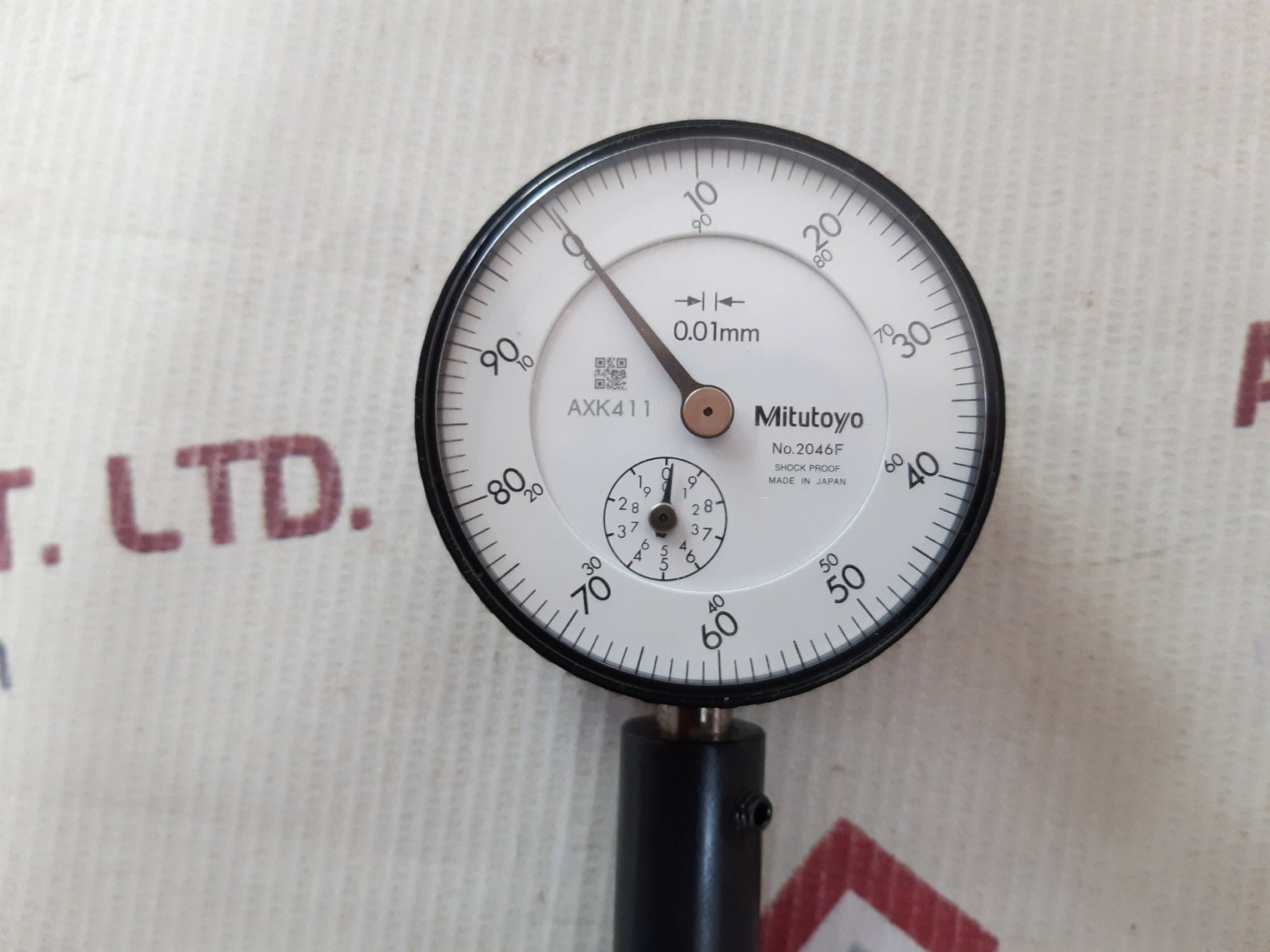 Mitutoyo 2046f dial indicator 0.01mm