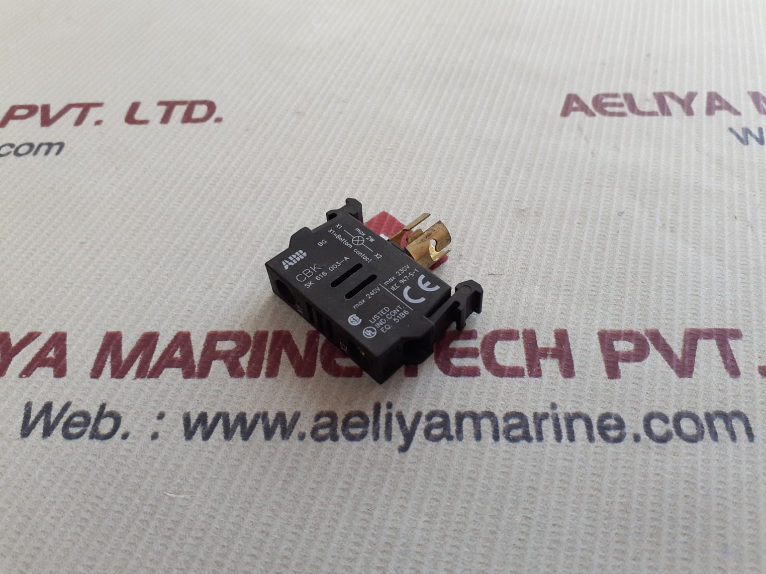 ABB cbk sk 616 003-a lamp block module