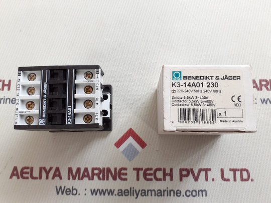 Benedikt & jager k3-14a01 230 circuit breaker