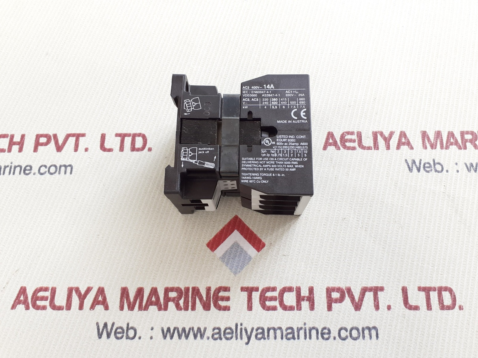 Benedikt & jager k3-14a01 230 circuit breaker