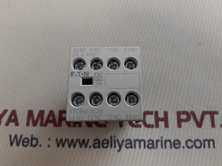 Eaton dil a-xhi22 contact block