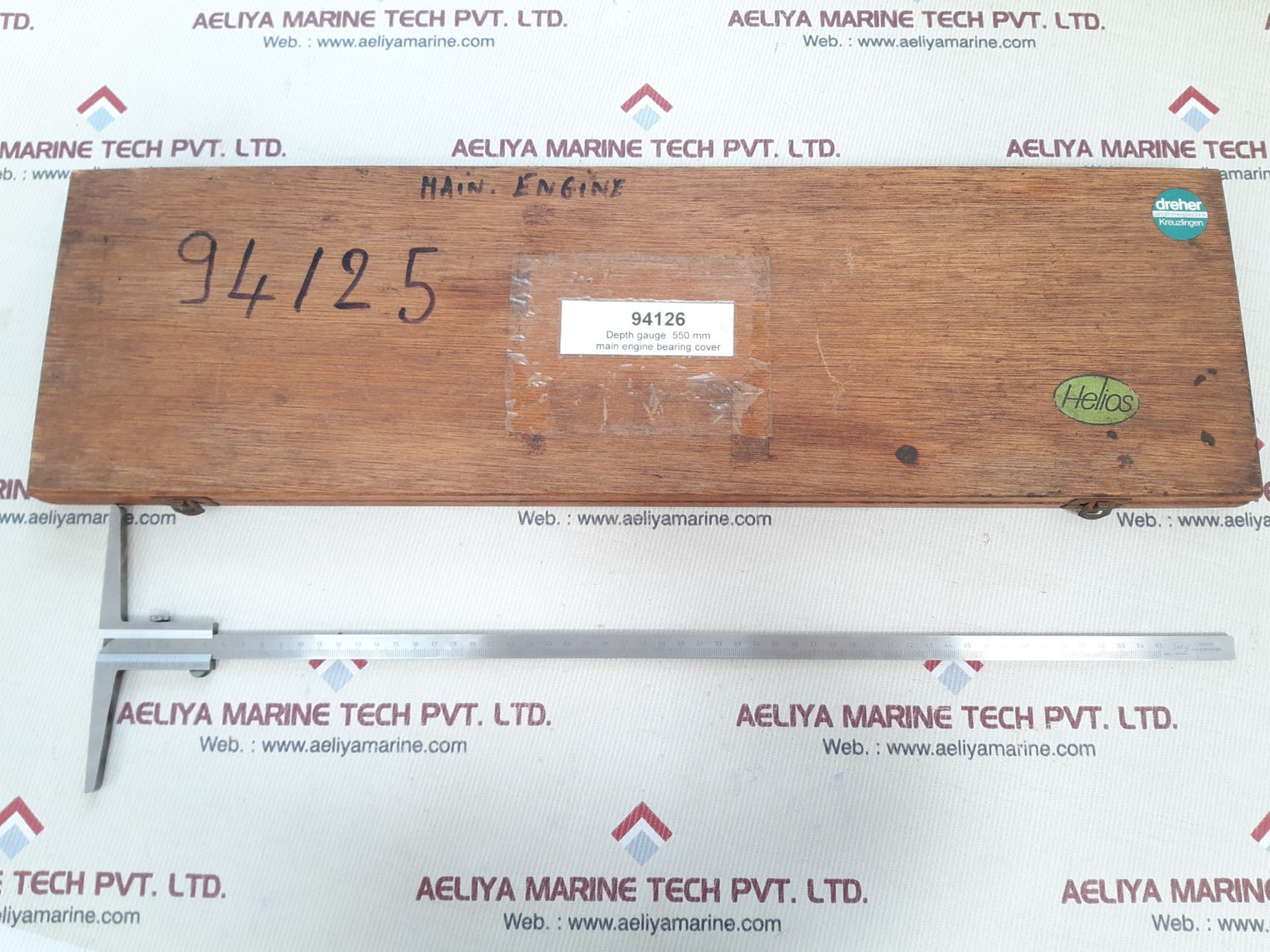 Helios depth gauge 550 mm