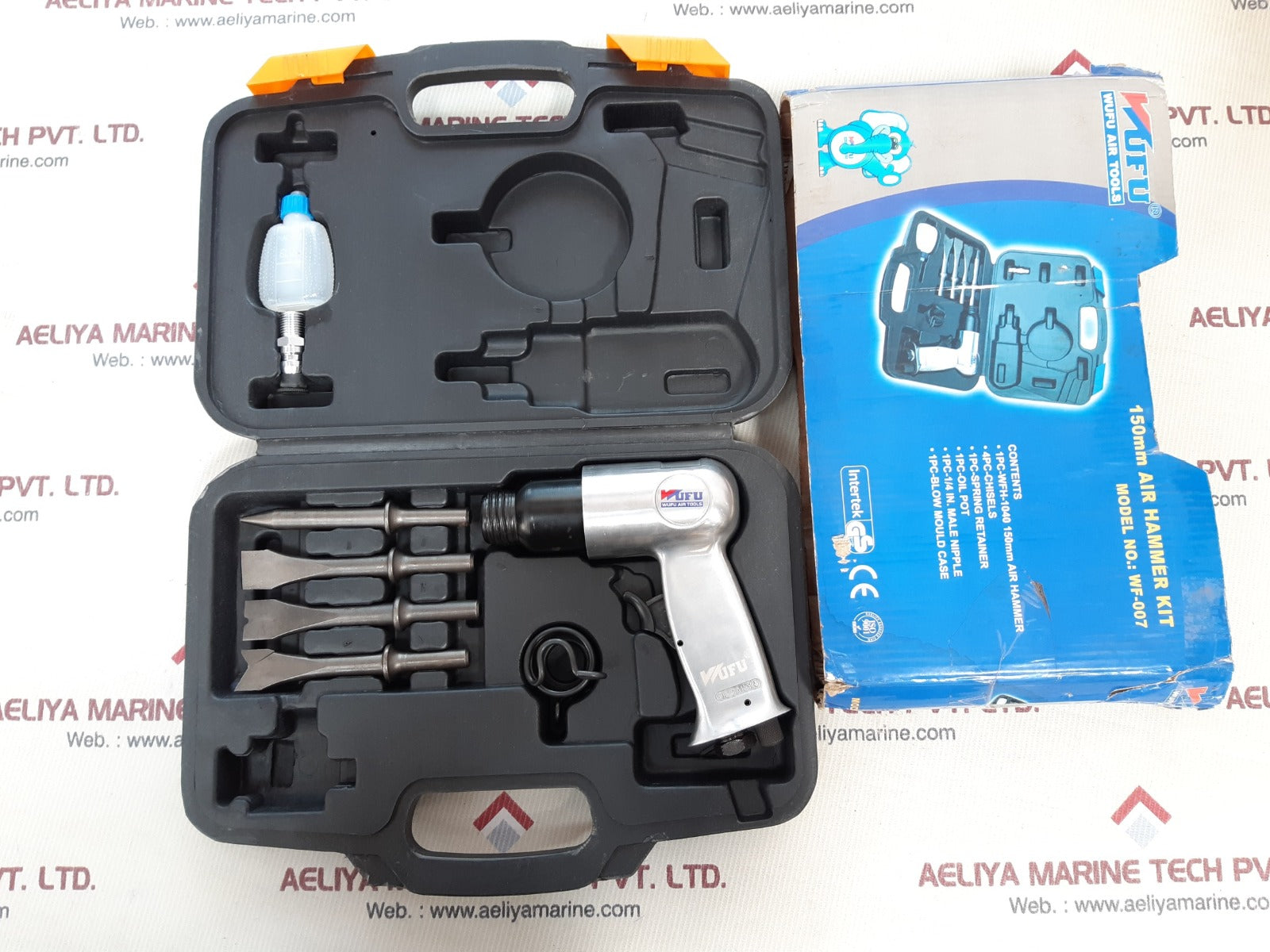 Wufu wf-007 air tools 150mm air hammer kit