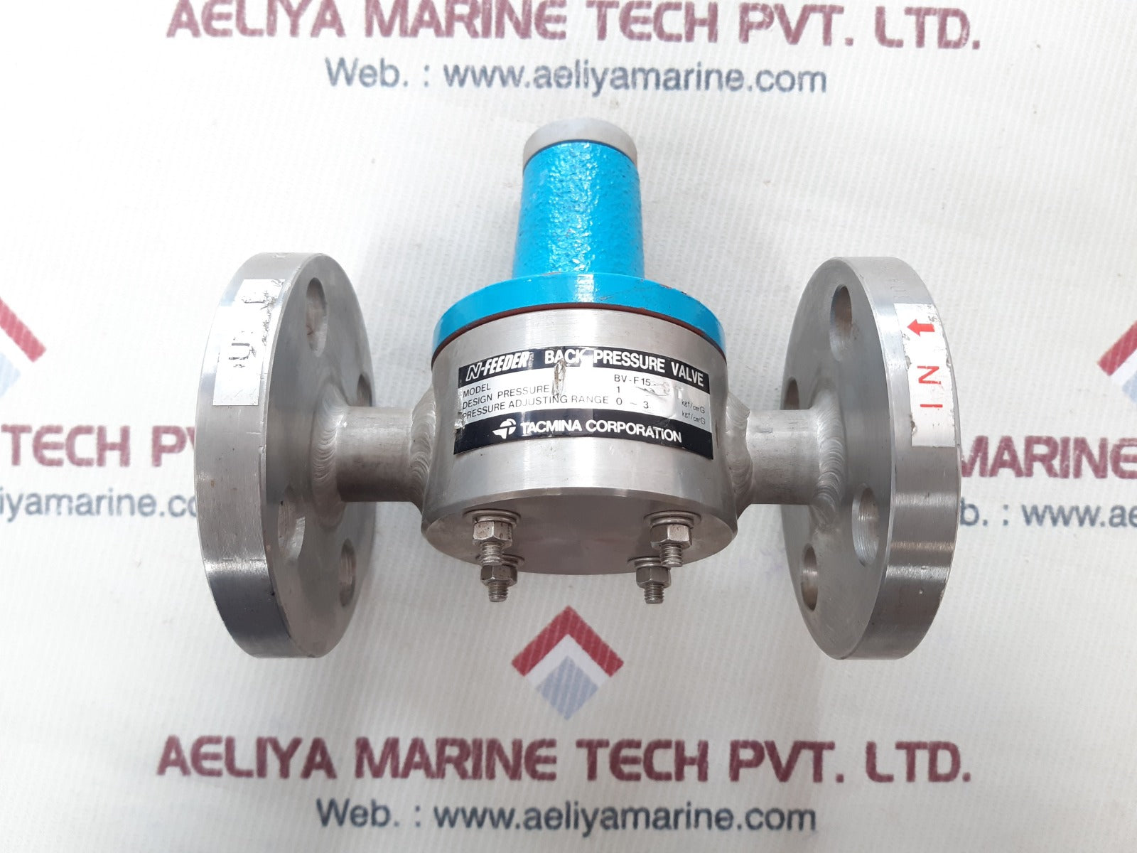 Tacmina bvf15st nfeeder back pressure valve Aeliya Marine Tech
