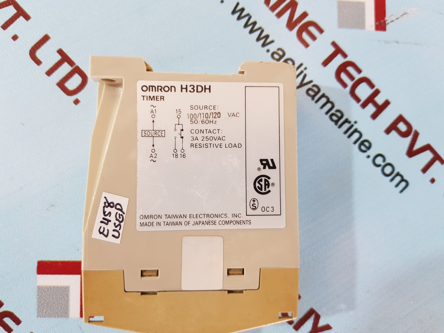 Omron h3dh timing relay 6sec