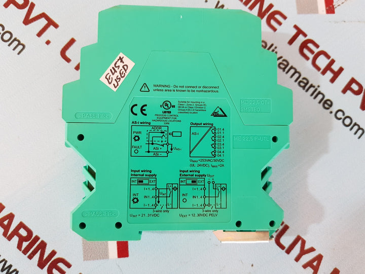 Pepperl+fuchs vaa-4e4a-ke-ze/r interface module 124422