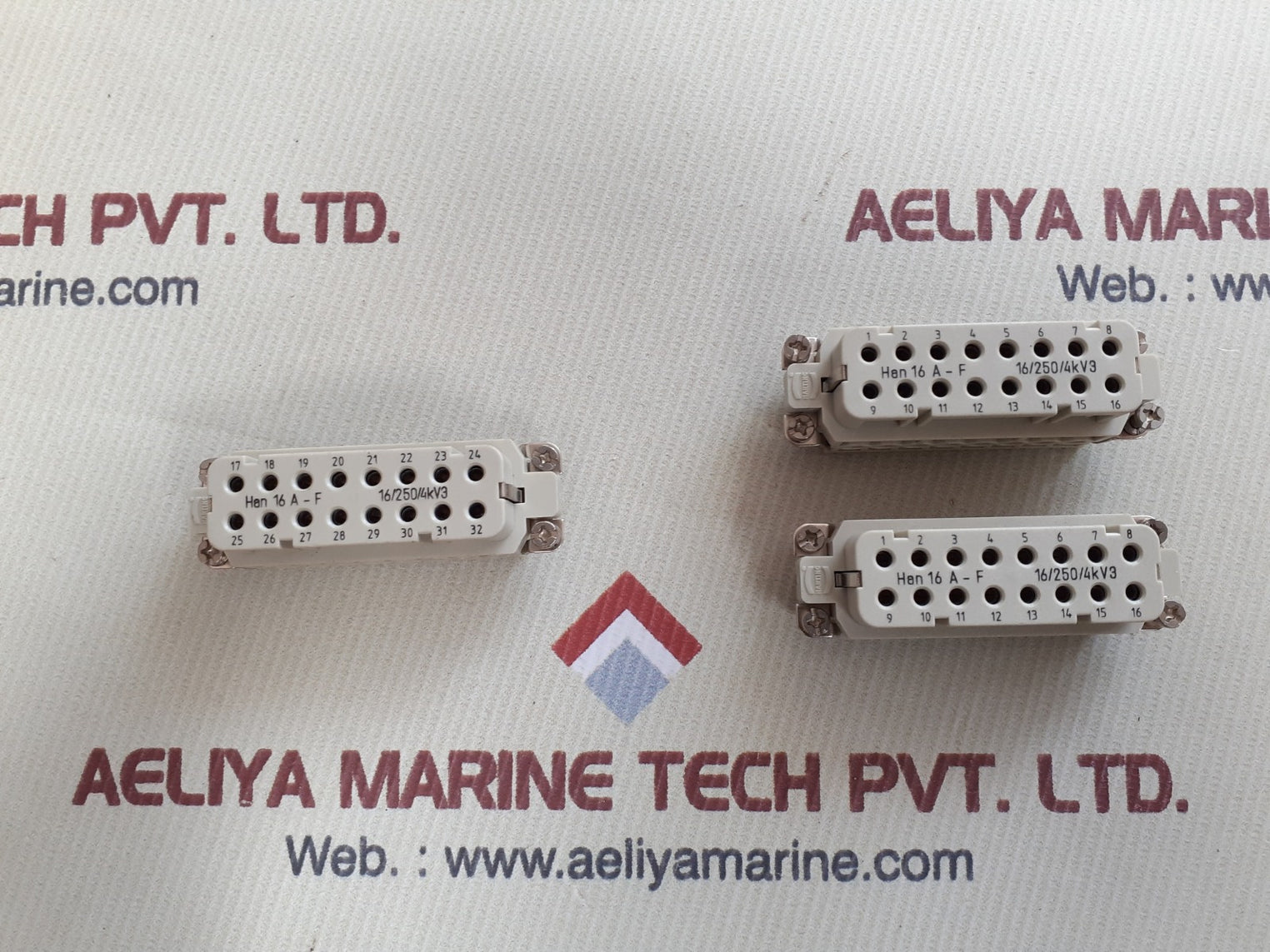 Harting han 16 a-f-s connector 