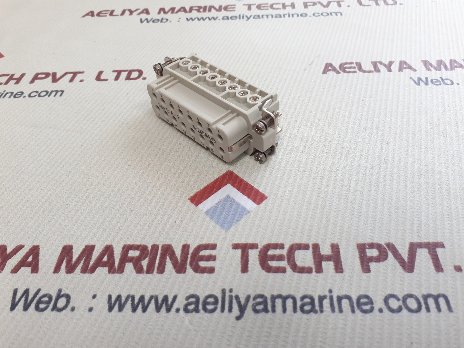 Harting han 16 a-f-s connector 